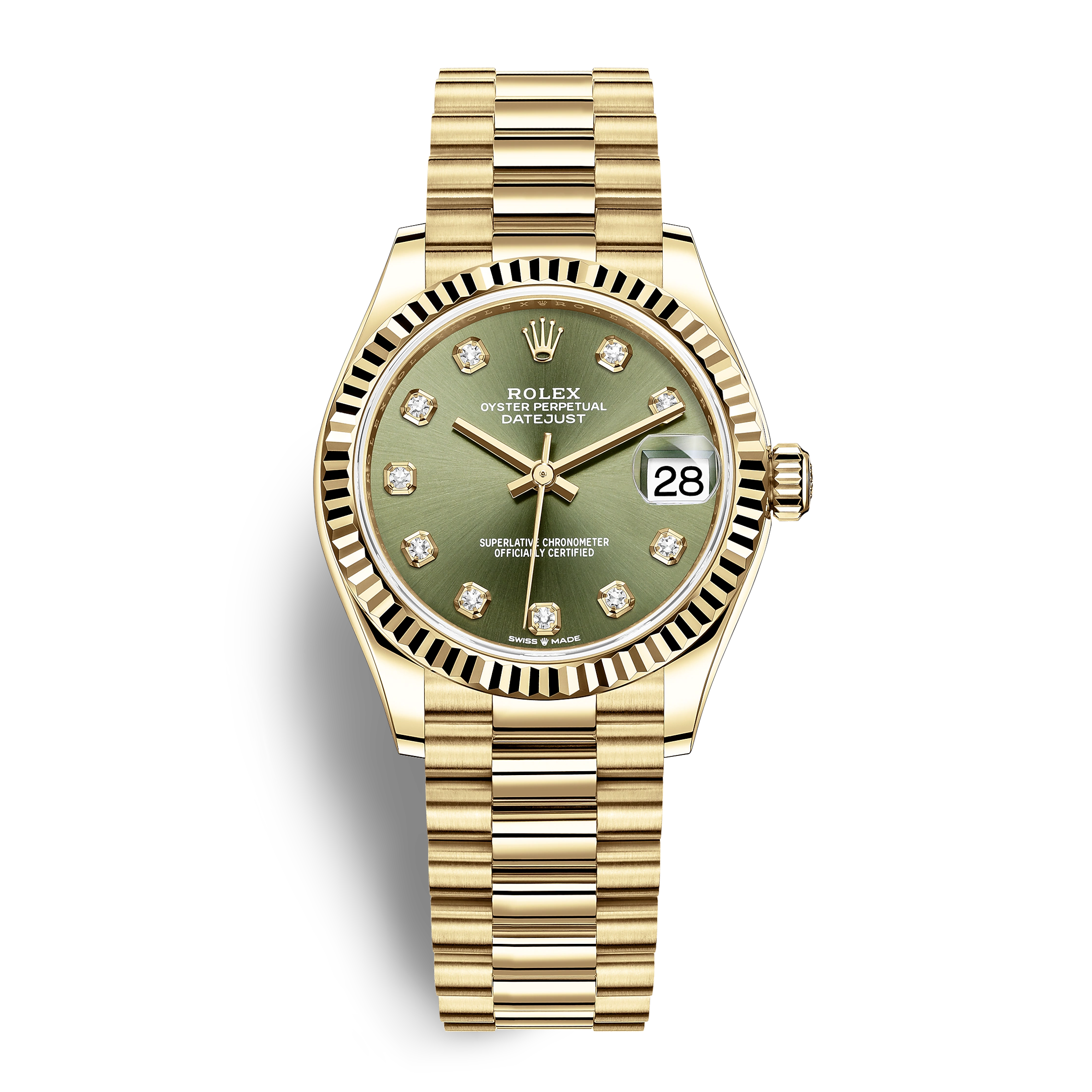 Rolex Day-Date 278278-0011 Olive green w/D - New