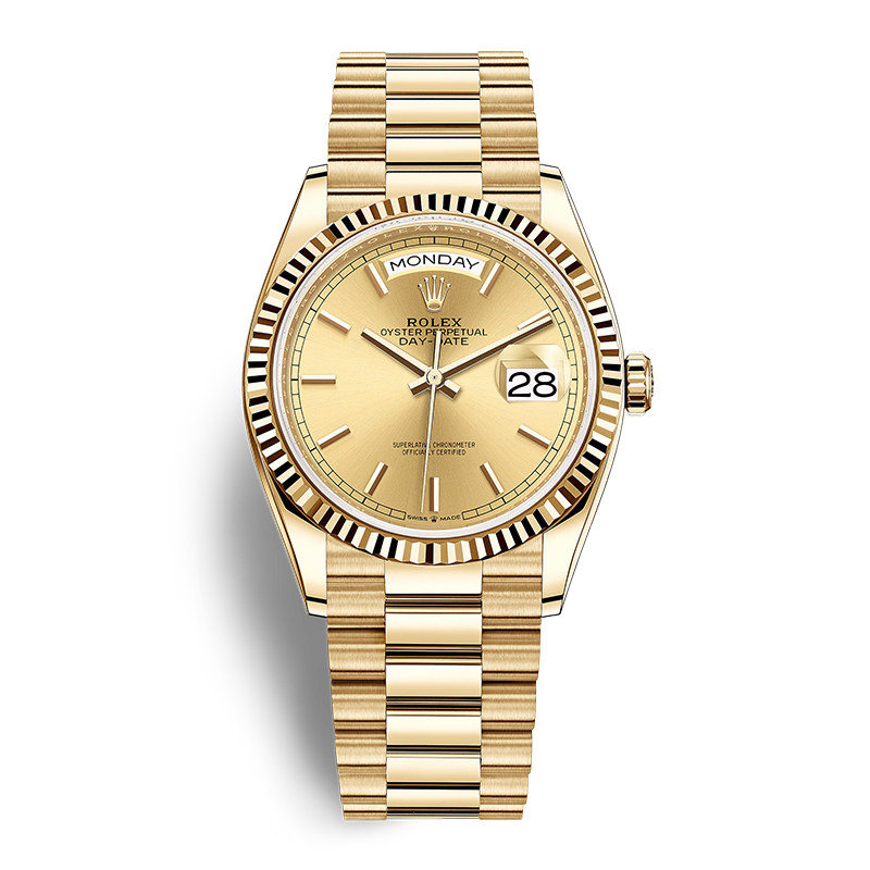 Rolex Day-Date 128238-0045 Champagne-colour - New