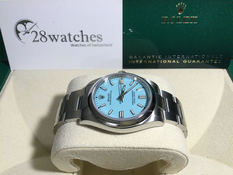 Thumbnail: Pre-Owned Rolex Oyster Perpetual 126000-0006 Tiffany Blue - Causeway Bay branch