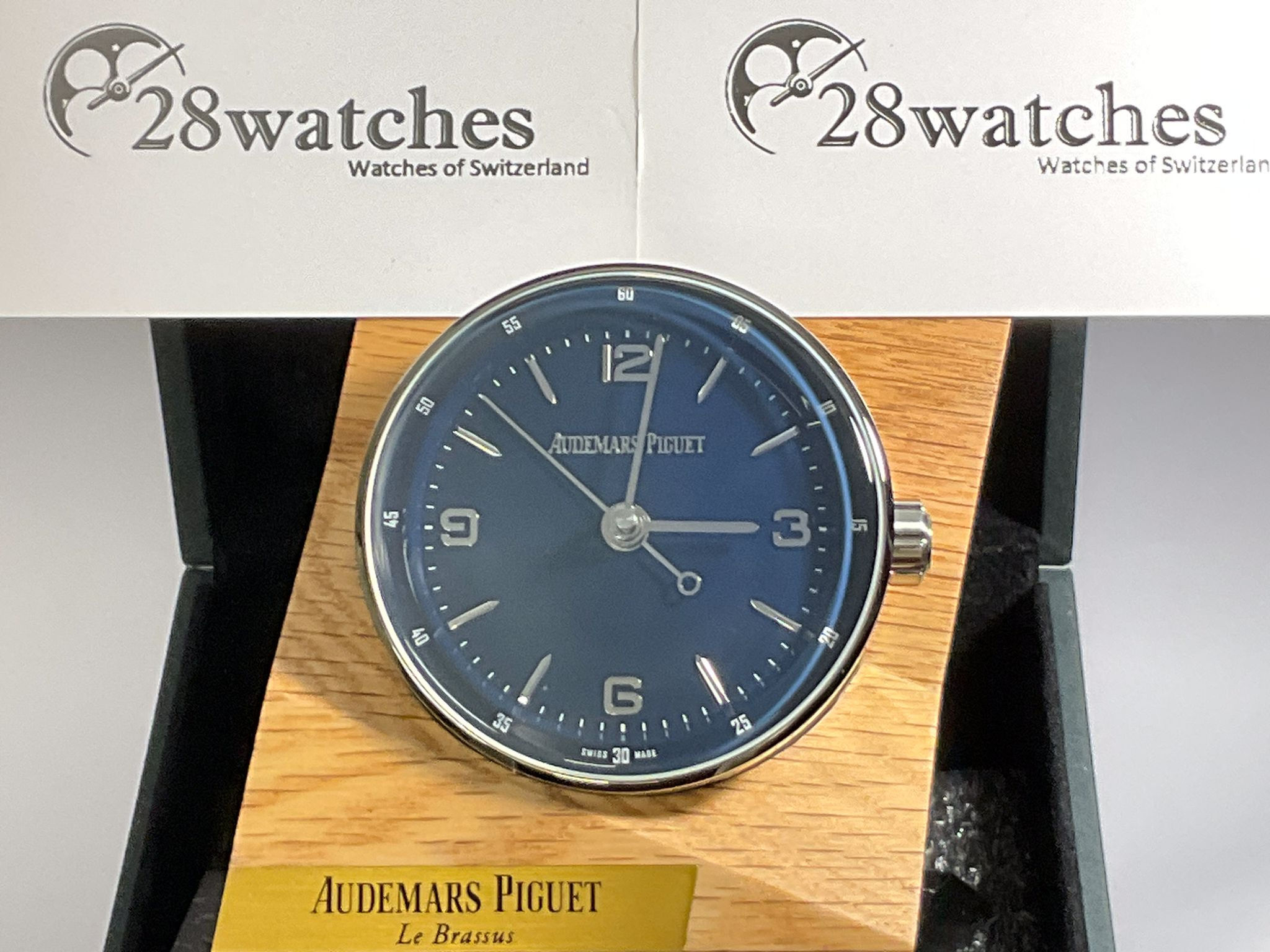 Brand new Audemars Piguet Code 11.59 Table Clock 2019 Quartz - Causeway Bay bran