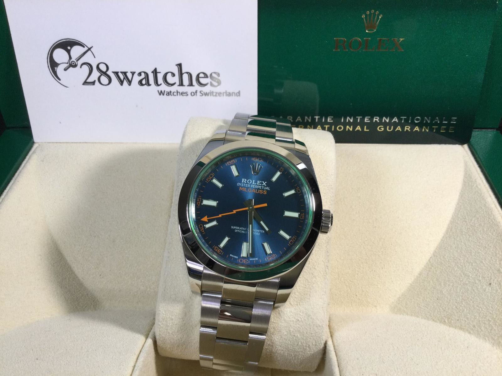 Pre-Owned Rolex Milgauss 116400GV-0002 Blue - Causeway Bay branch