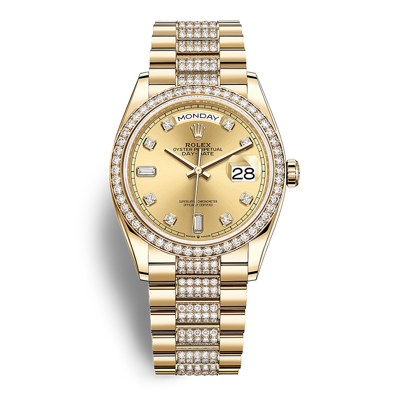 Rolex Day-Date 128348rbr-0010 Champagne-colour - New