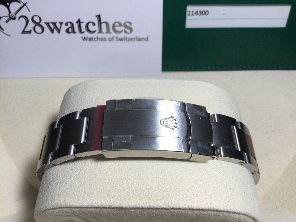 Thumbnail: NOS  Rolex Oyster Perpetual 114300 Purple - Causeway Bay branch