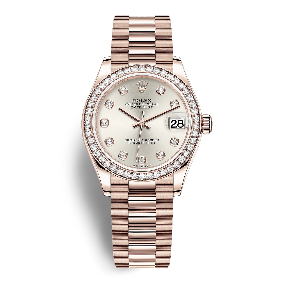 Rolex Day-Date 278285rbr-0030 Silver w/D - New