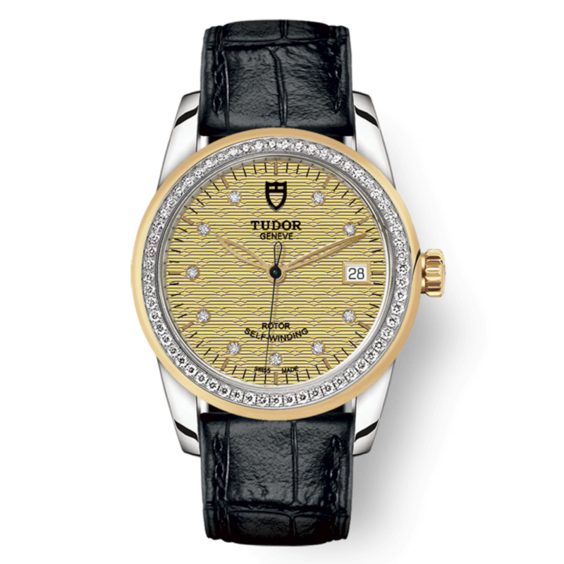 Tudor GLAMOUR DATE M55023-0052- New