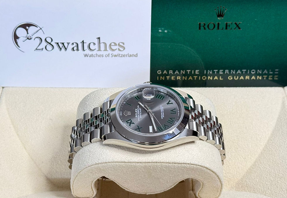 Thumbnail: Pre-owned Rolex Datejust 126300 Wimbledon Jubilee - Causeway Bay branch