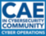 CAE Cyber Operations Nameplate