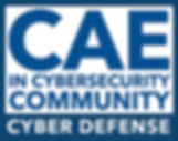 CAE Cyber Defense Nameplate
