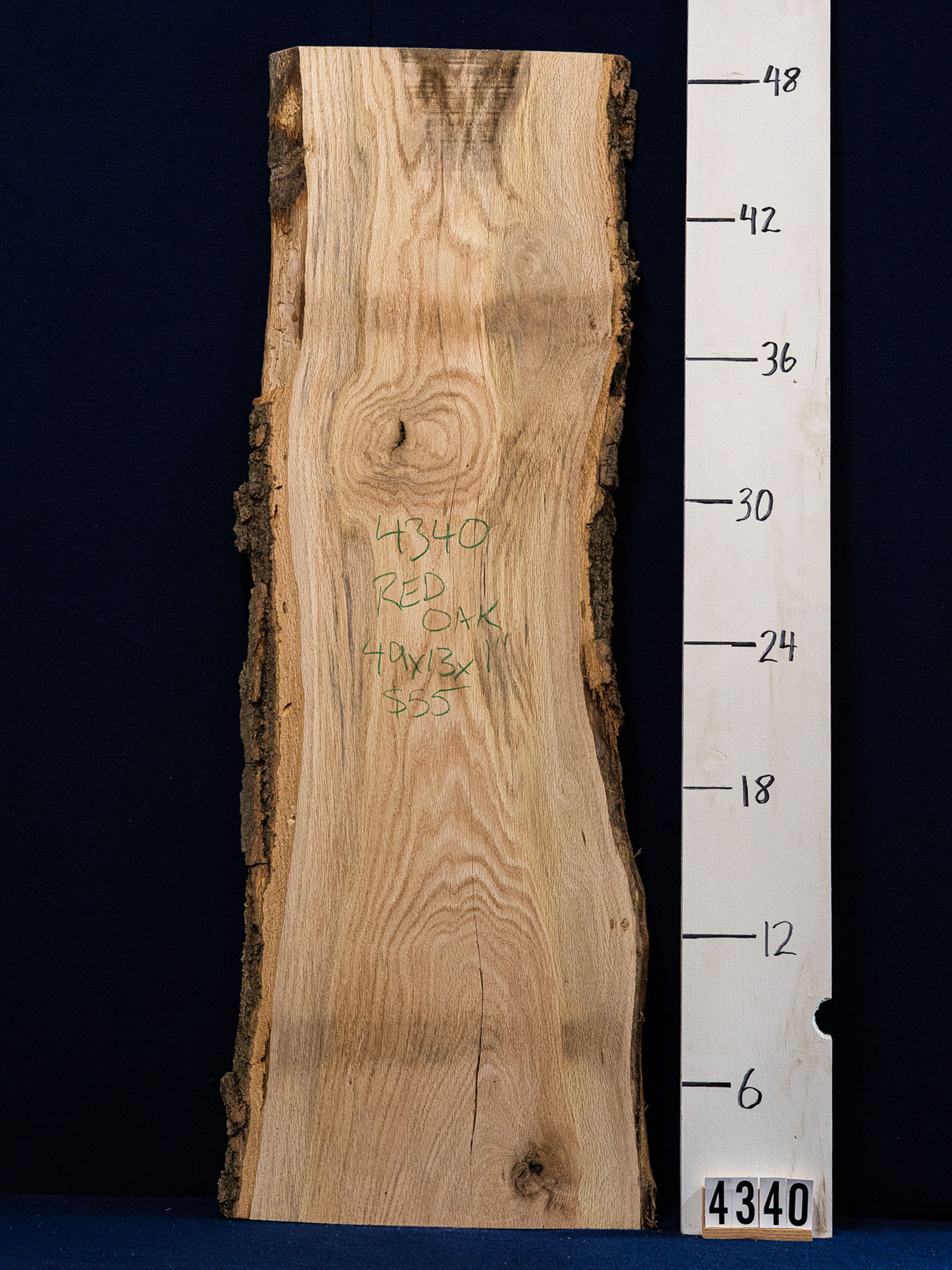 Red oak charcuterie stock 