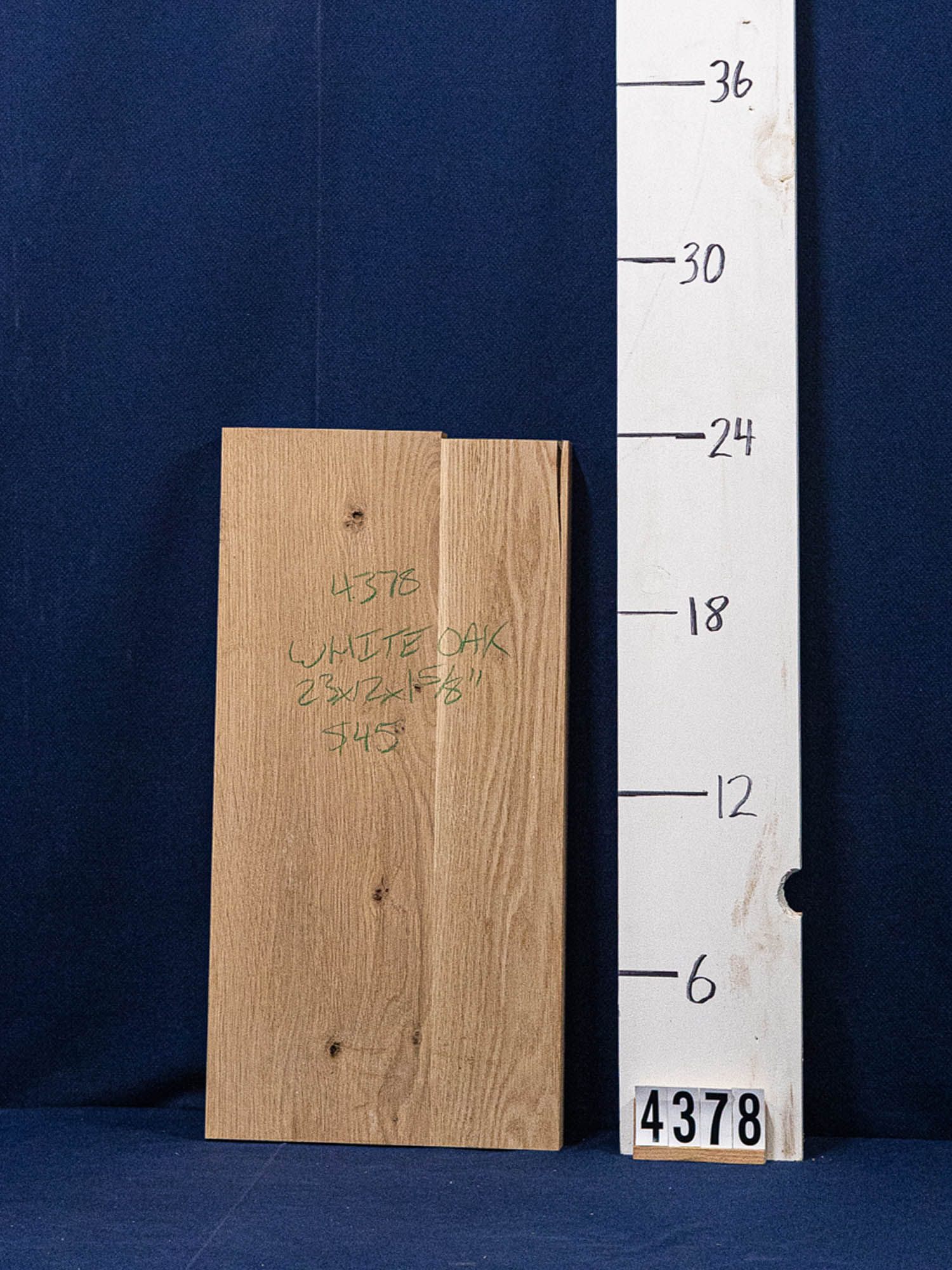 White oak off cut/glue up