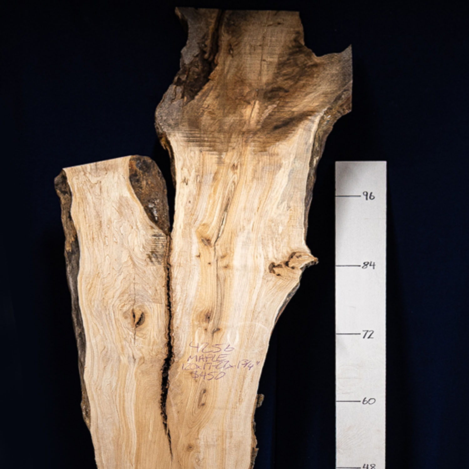 Maple crotch slab