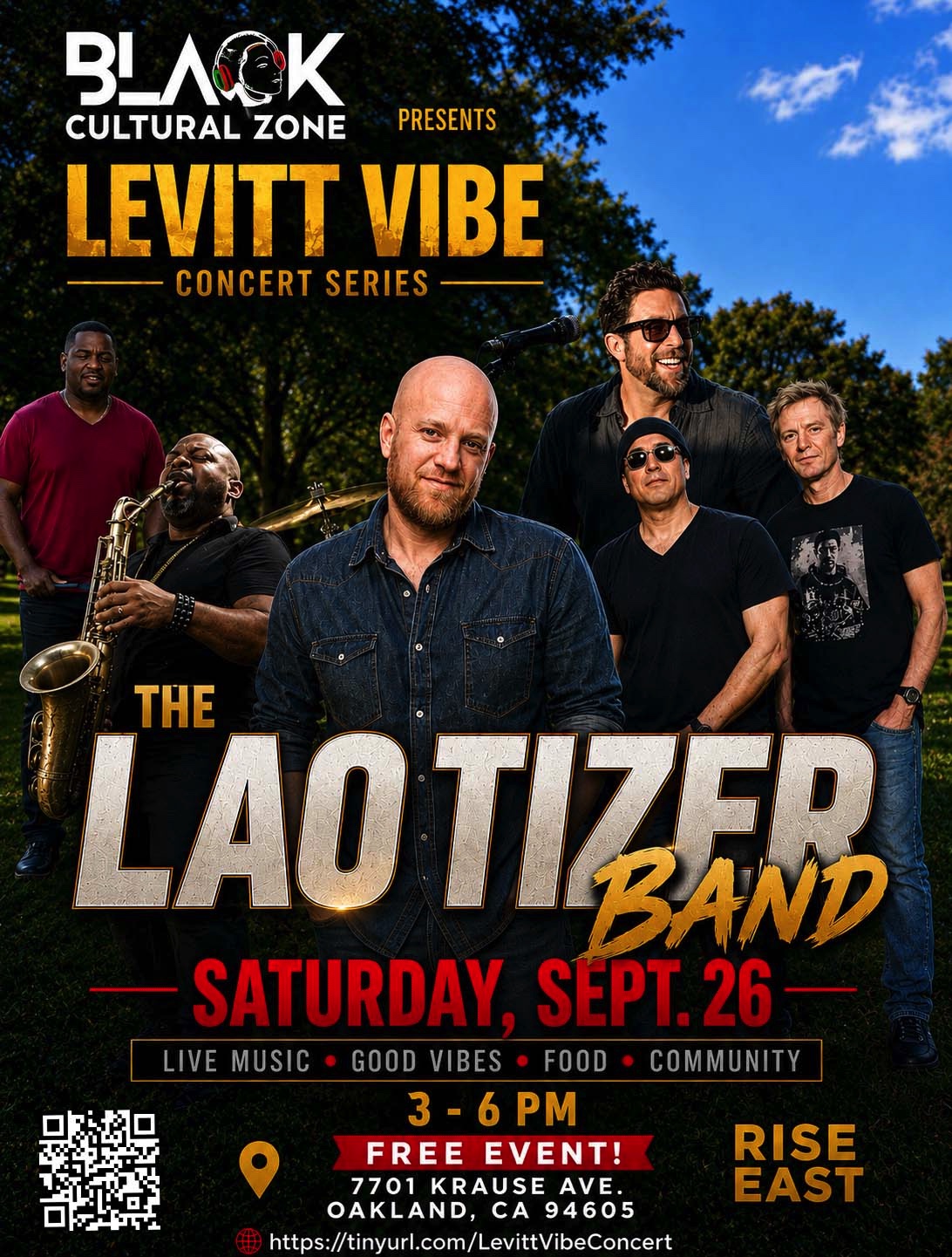Levitt Vibe Concert Series at Arroyo Viejo Park