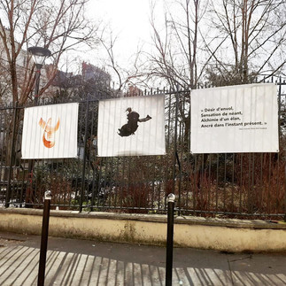 Exposition Mouvements Paris dans le quartier de la Goutte d'Or - 18ème arrondissement de Paris