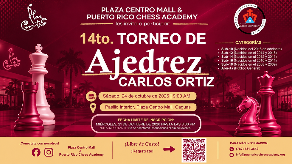 14to. Torneo de Ajedrez Carlos Ortiz