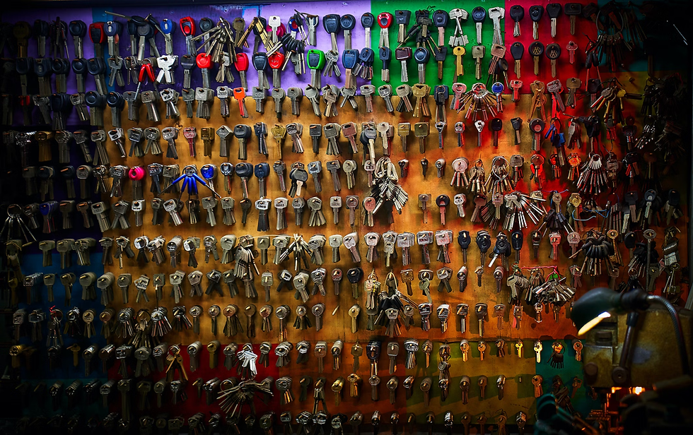 Wall of keys