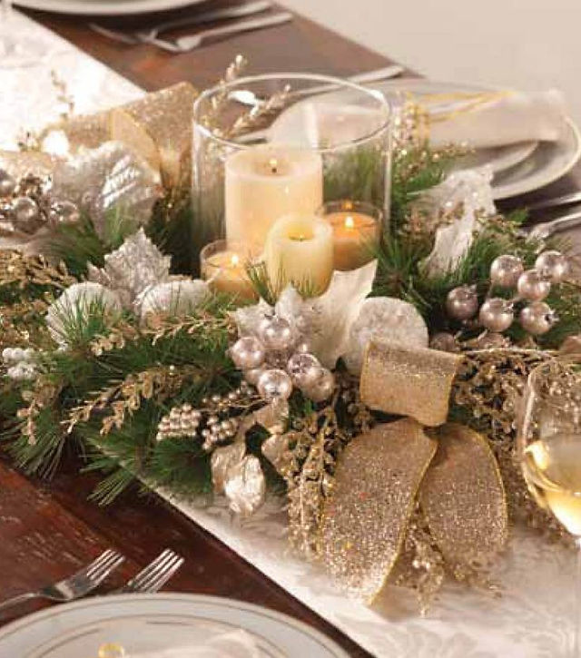 Cómo decorar la mesa de Navidad
