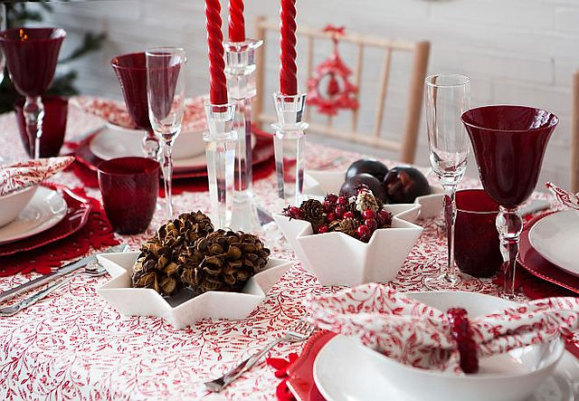 Cómo decorar la mesa de Navidad