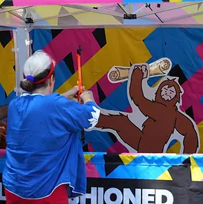 Rent Carnival Games in Los Angeles: Squirrel Throwing