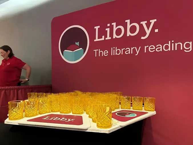 branded booth for libby