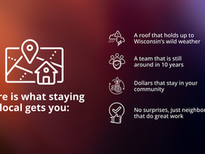 what staying local gets you infographic