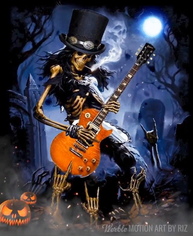 Night of the Living Shred 🎼🧟_♂️.gif