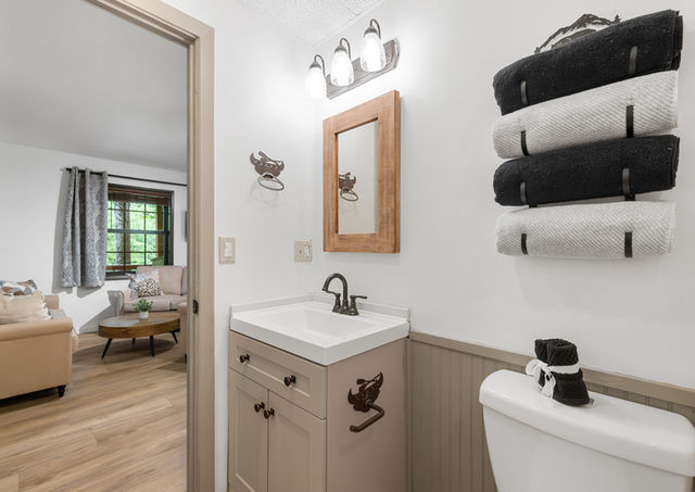 10. Art supplies laid out for creative expression workshops.