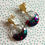Thumbnail: Cute Glittered Resin Hoop Earrings