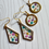 Thumbnail: Resin Flowers Charm Earrings or Necklace