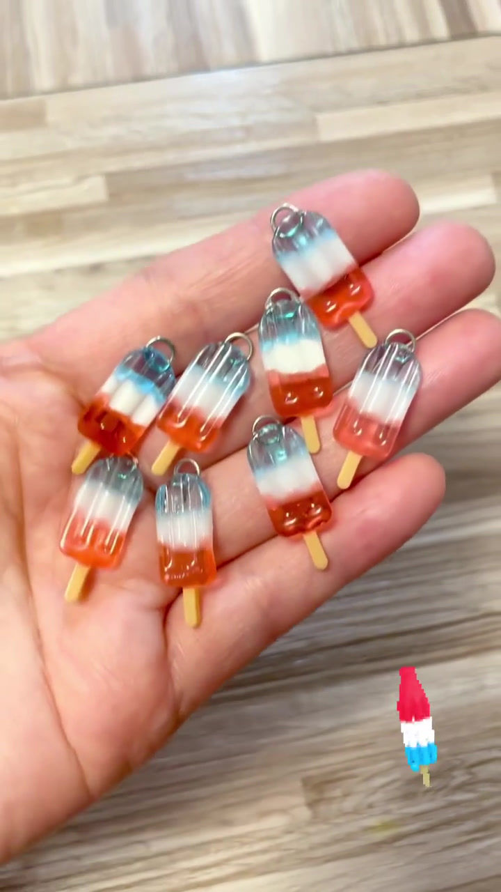 Thumbnail: Cute Popsicle Earrings or Phone Charm