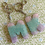 Thumbnail: Pastel Resin Alphabet Letter Keychain Bag Charm