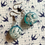 Thumbnail: Clouds Blue Sky Cabochon Round Earrings