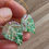 Thumbnail: Cute Resin Sparkle Leaf Earrings