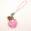 Thumbnail: Mini Glass Bottle Sakura Glitter Shaker Charm Keychain or earrings