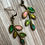 Thumbnail: Bronze Glitter Leaf Earrings or Necklace