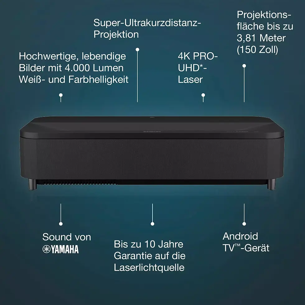 Miniaturbild: Epson EH-LS800 / Ultrakurzdistanz-Laser-TV-Projektor