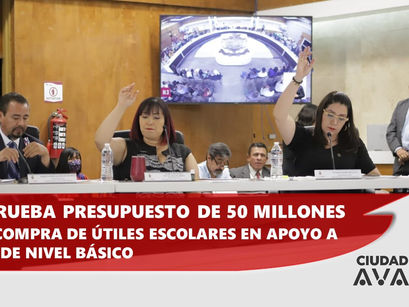 Se aprueba presupuesto de 50 millones para compra de útiles escolares en apoyo a nivel básico