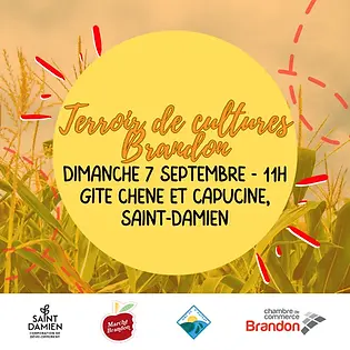 Kermesse au gîte! Fête familiale, oeuvre d’art collective & dîner de produits locaux au Gîte Chêne et Capucine.