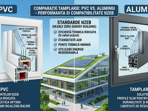 PVC sau Aluminiu pentru case nZEB în 2026