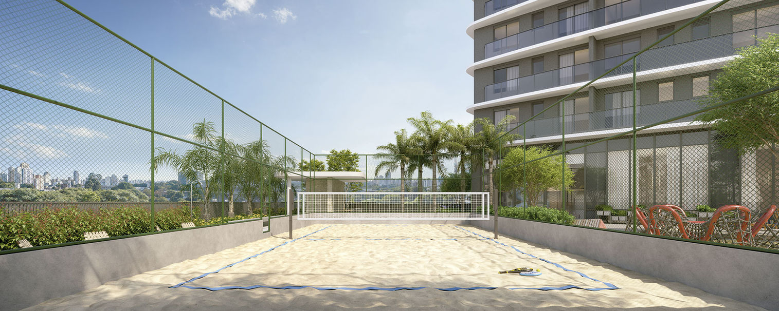 Quadra esportiva do Parque Global