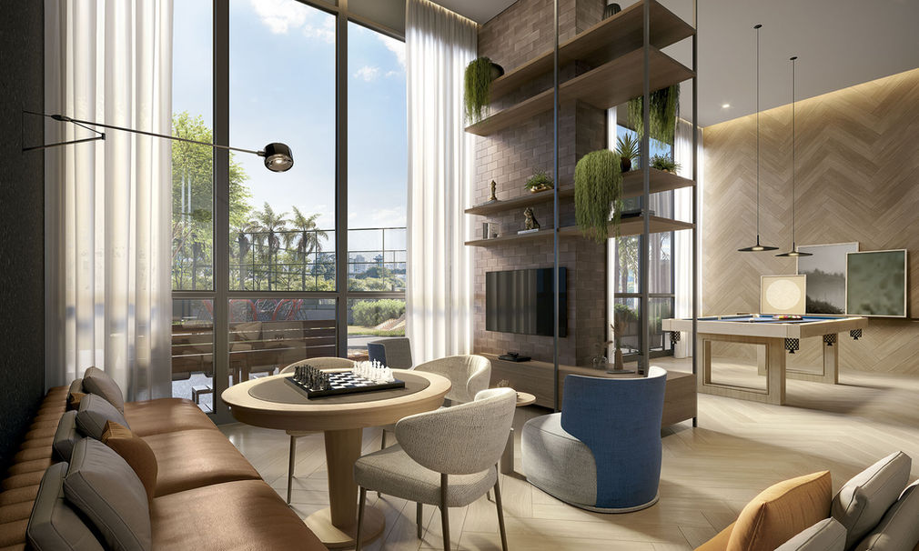 Suíte master do Parque Global