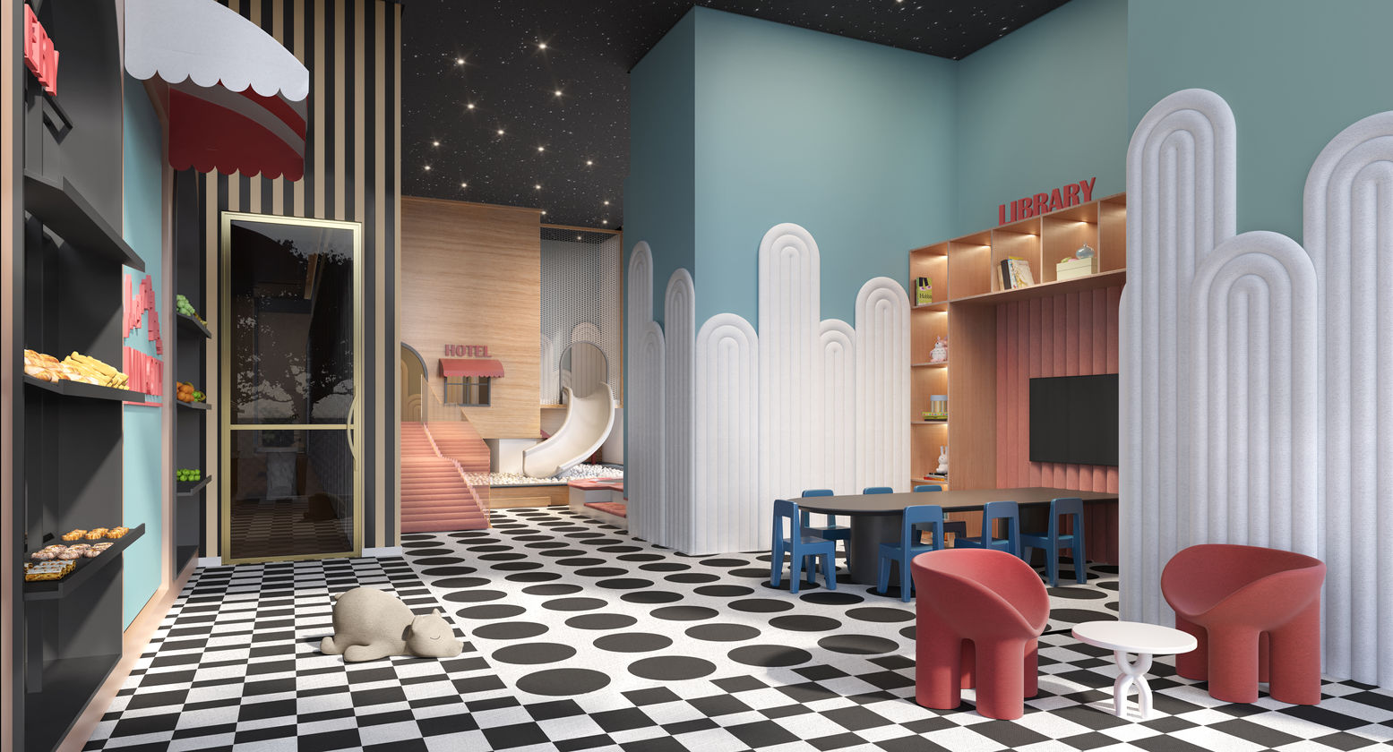 Brinquedoteca do Le Six Paraíso – lazer infantil no condomínio de alto padrão Lavvi.