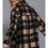 Thumbnail: Camel & Black Plaid Oversized Shacket