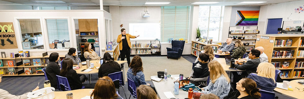 Shelley Moore teaching classroom