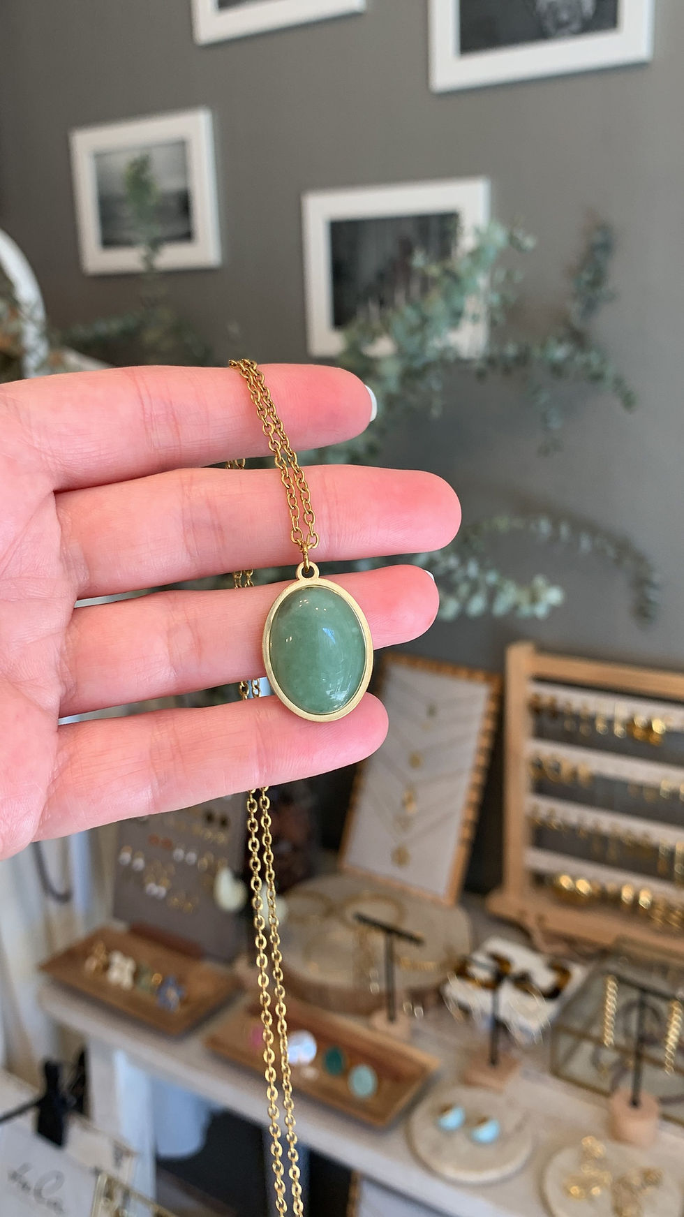 Miniatura: Collar Marie verde