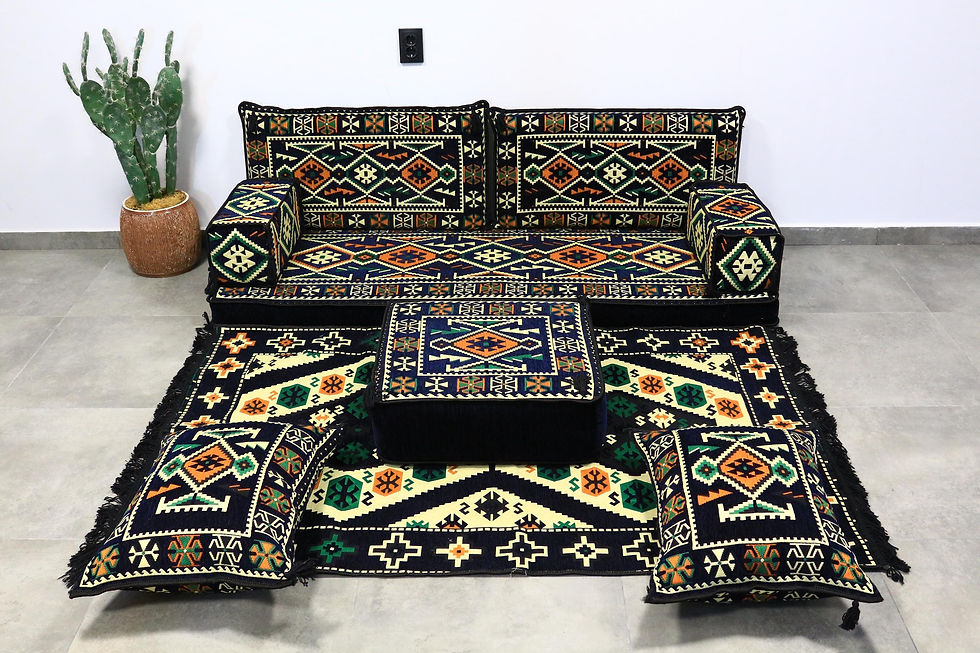 Thumbnail: Oriental Corner Sofa Set