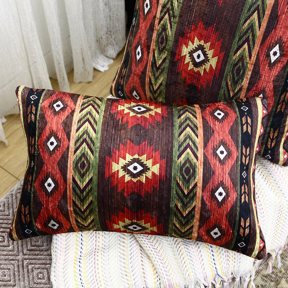 Thumbnail: Decorative Bohemian Pillow Cover