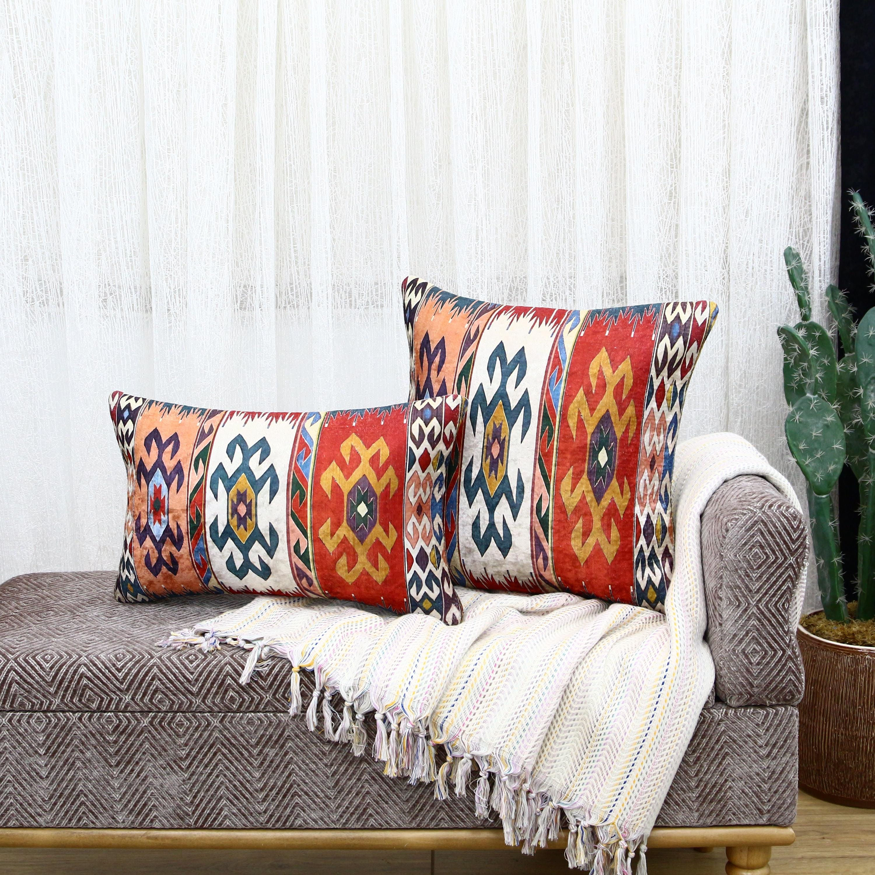 Bohemian Lumbar Pillow Cover