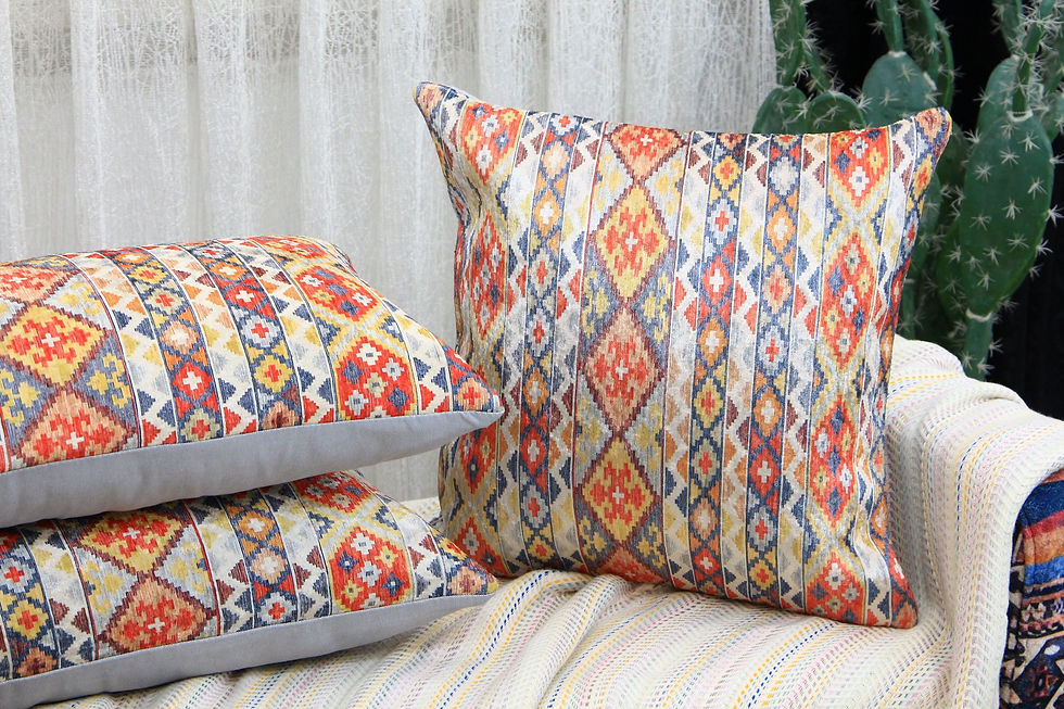 Miniaturbild: Bohemian Rug Cushion Lumbar Pillow Cover