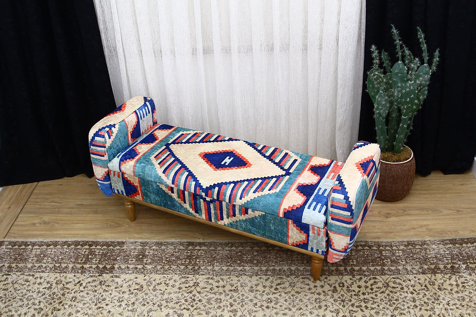Thumbnail: Ottoman Entry Shoe Bench