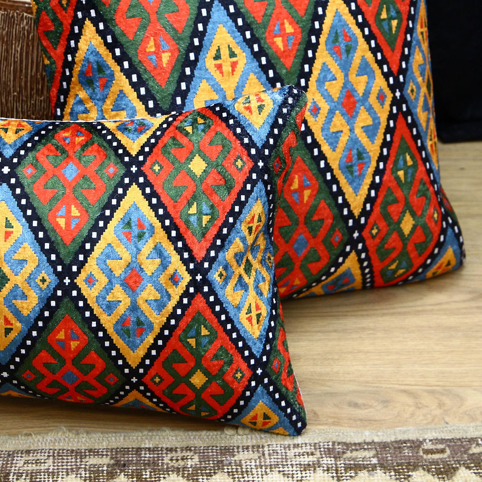 Thumbnail: Turkish Floral Pillow Cover